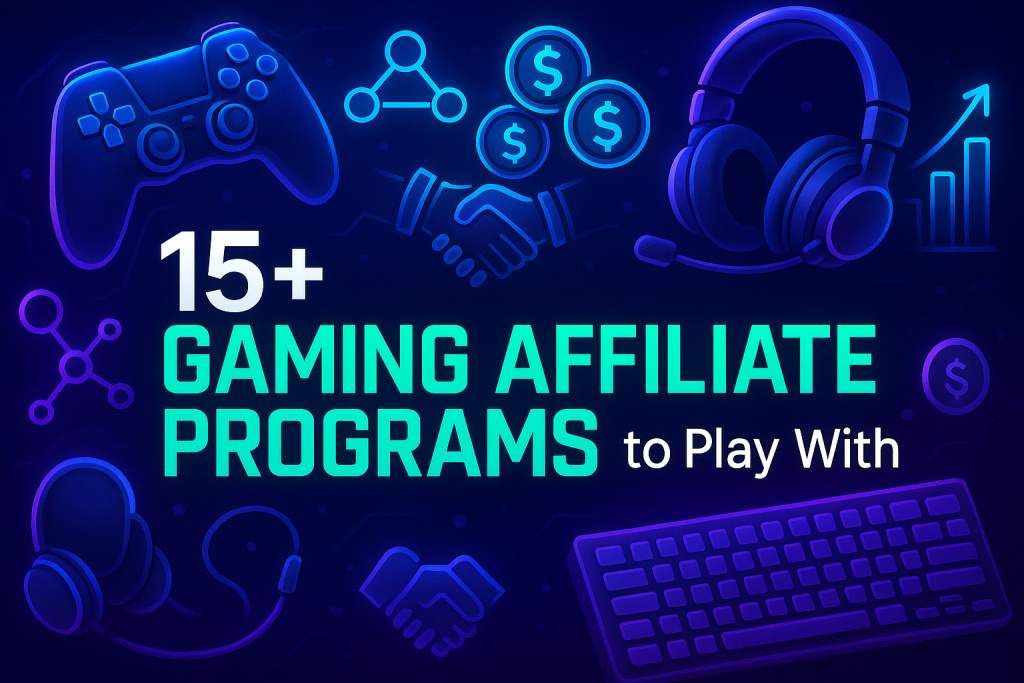 Gaming affiliate programs feature banner
