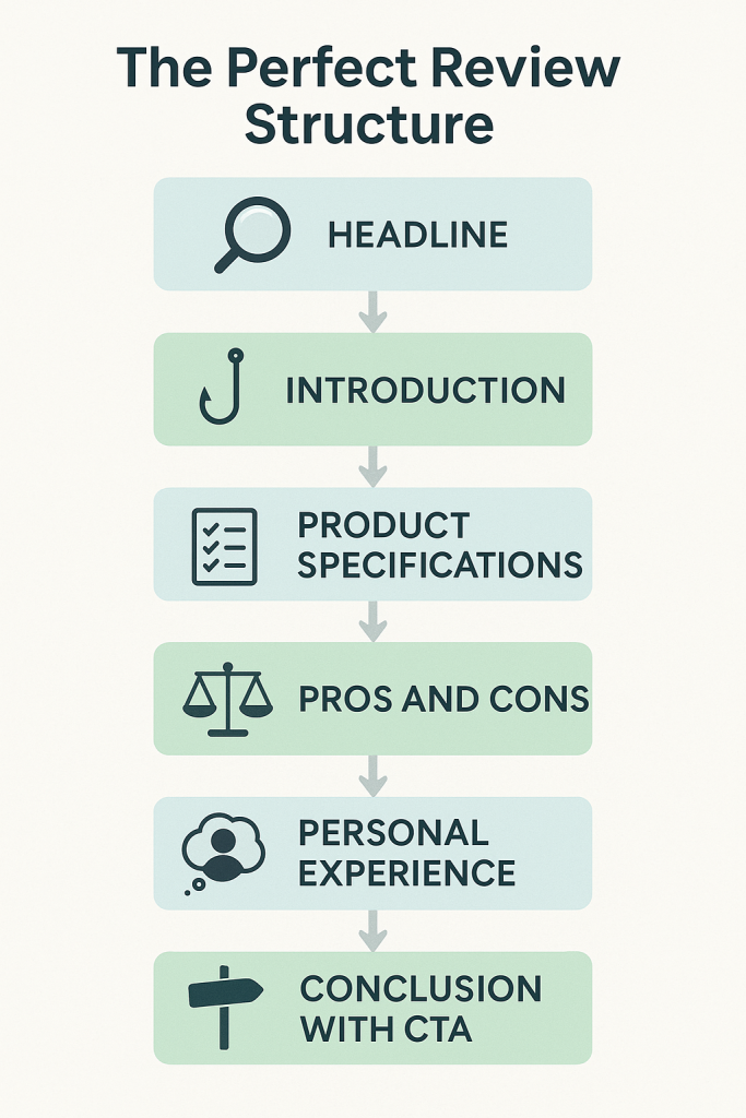 review structure infographic