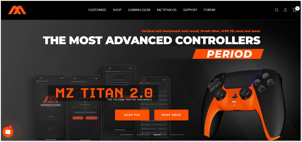 Modded Zone website
