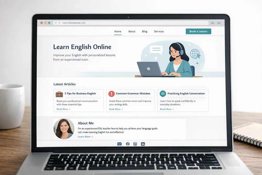 Simple ESL Teaching website