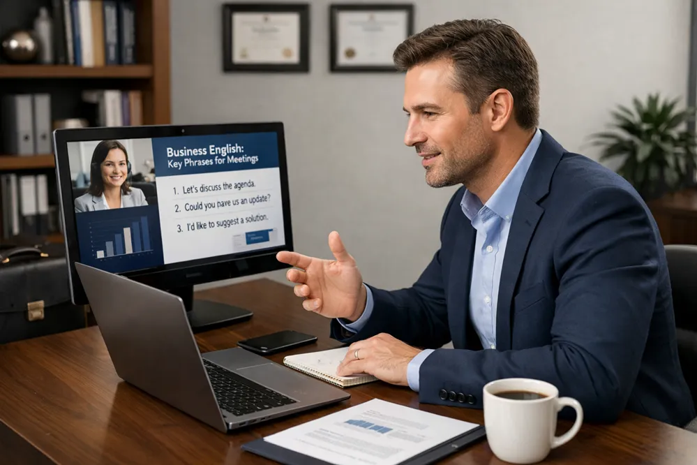 English as a second language Executive lesson.