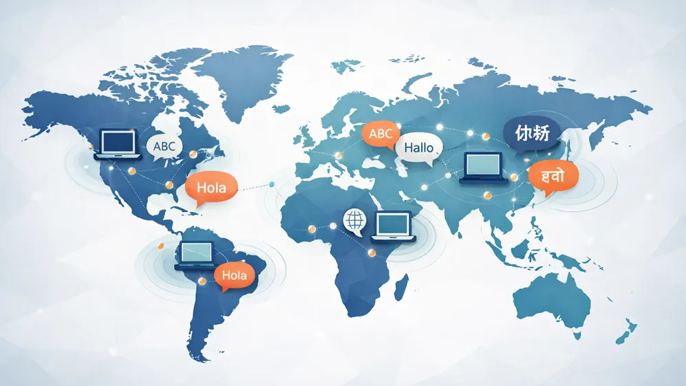 Global connection map of ESL Learning