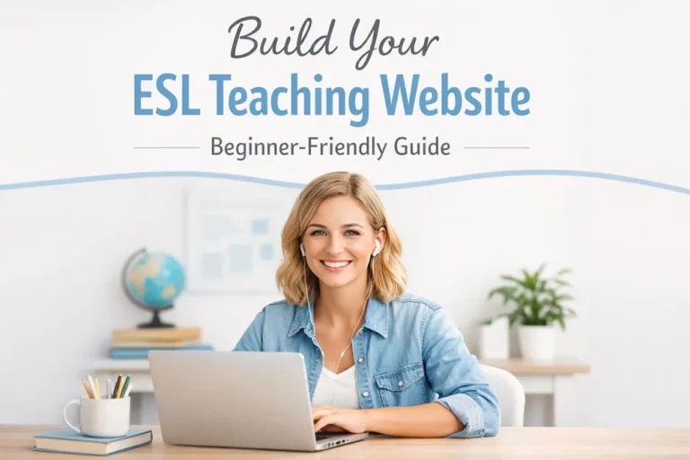 Build ESL Teaching Website feature banner