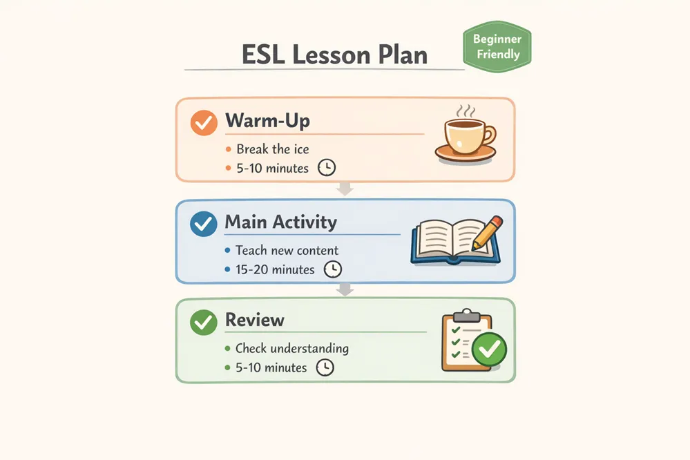 ESL Lesson Plan structure
