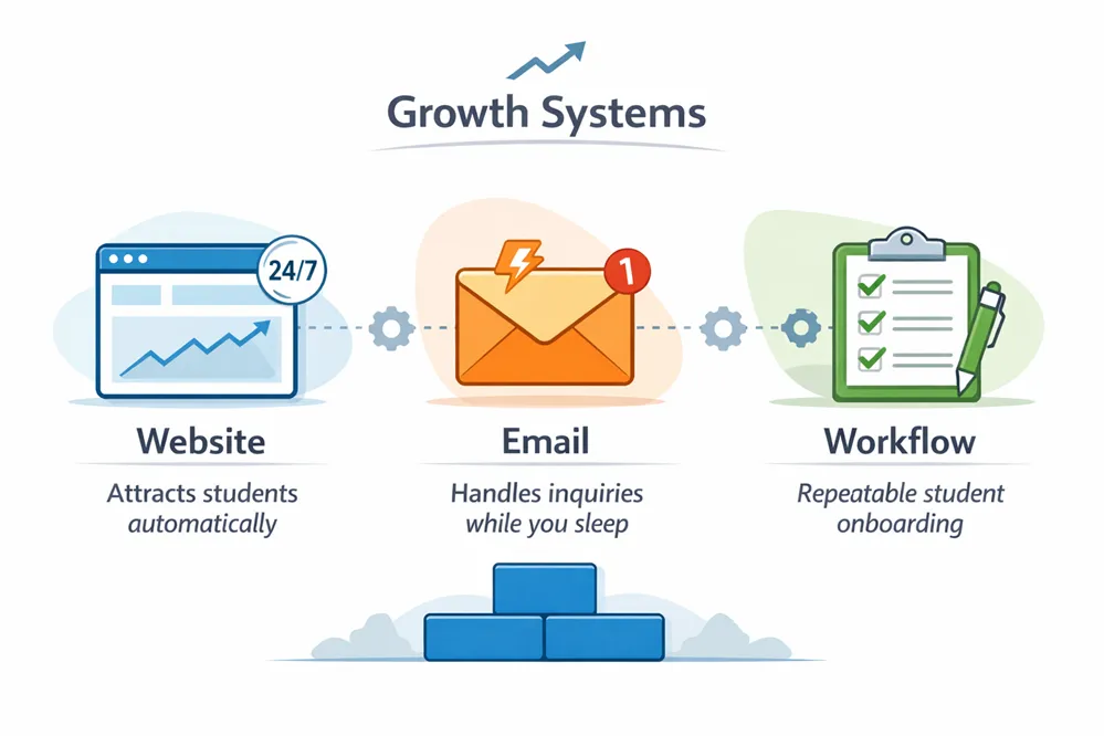 ESL growth systems illustration