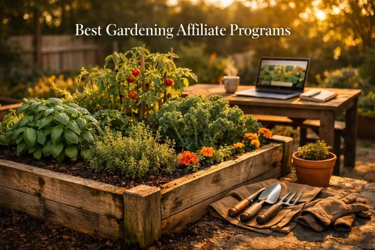 Best gardening affiliate programs feature image