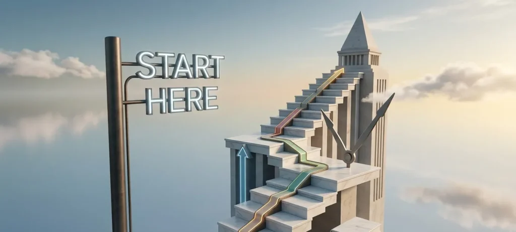 Start Here graphic